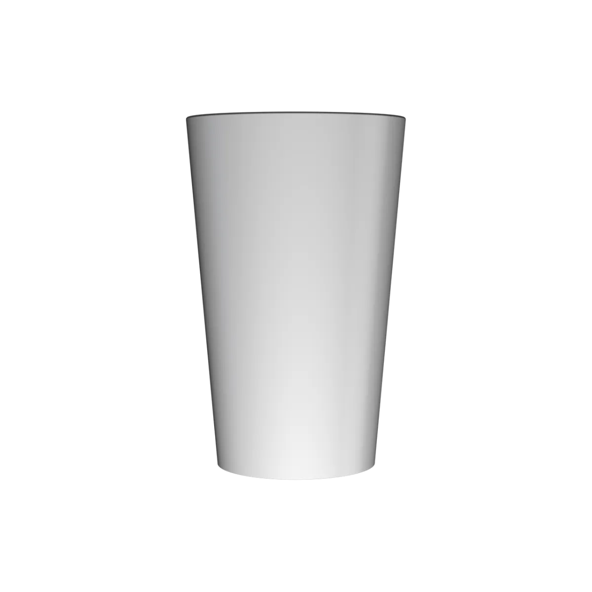 Gobelet 25-33 cl blanc sans personnalisation