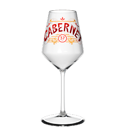 Verre à vin Cabernet 37 cl, personnalisé  en quadrichromie digitale