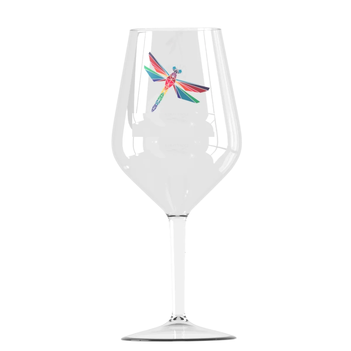 Verre à vin Cabernet  transparent personnalisé, incassable fabriqué en tritan, contenance 47 cl