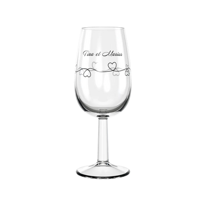 Verre à vin  INAO  22 cl, personnalisé  en quadrichromie digitale