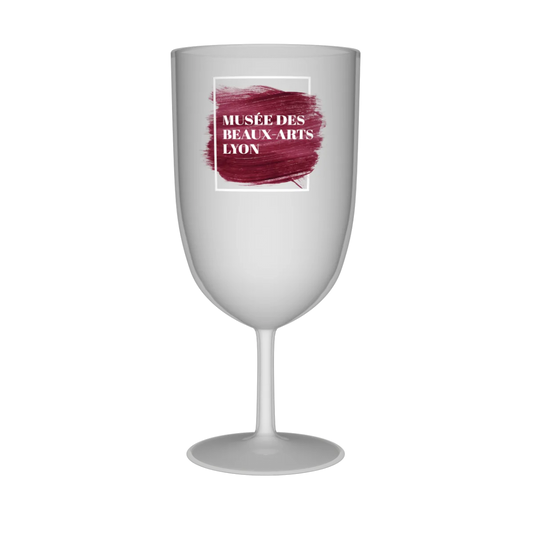 Verre à vin Events 18 cl en PP transparent - personnalisation en quadrichromie